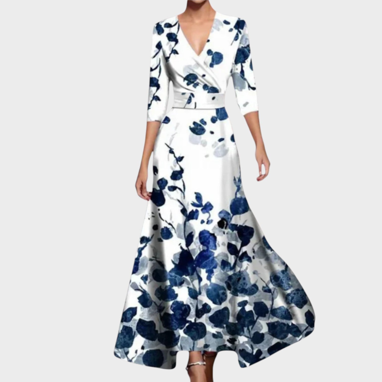 Isadora | Premium rankų darbo maxi suknelė