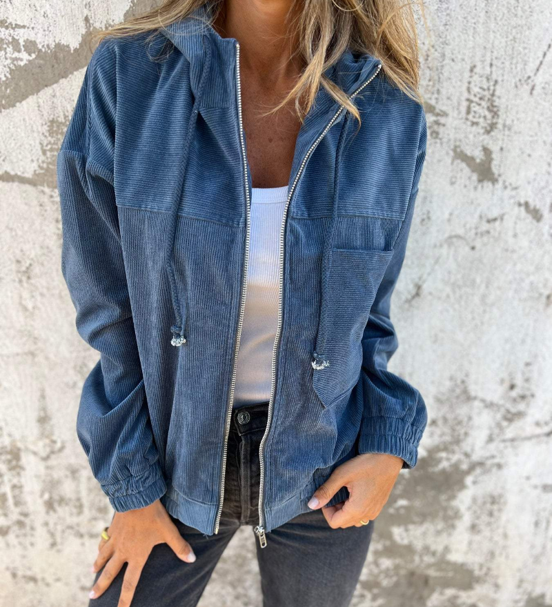 Bella | Kordist Zip-Up Hooded Jacket
