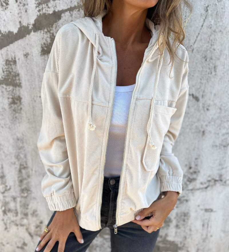 Bella | Kordist Zip-Up Hooded Jacket