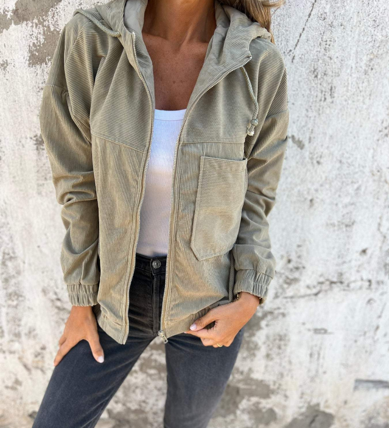 Bella | Kordist Zip-Up Hooded Jacket