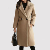 Clara | Striped Coat with Belt