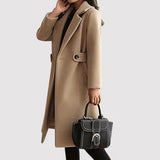 Clara | Striped Coat with Belt
