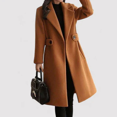 Clara | Striped Coat with Belt