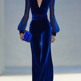 Gunta | Elegantiškas Aksominio Audinio Jumpsuit