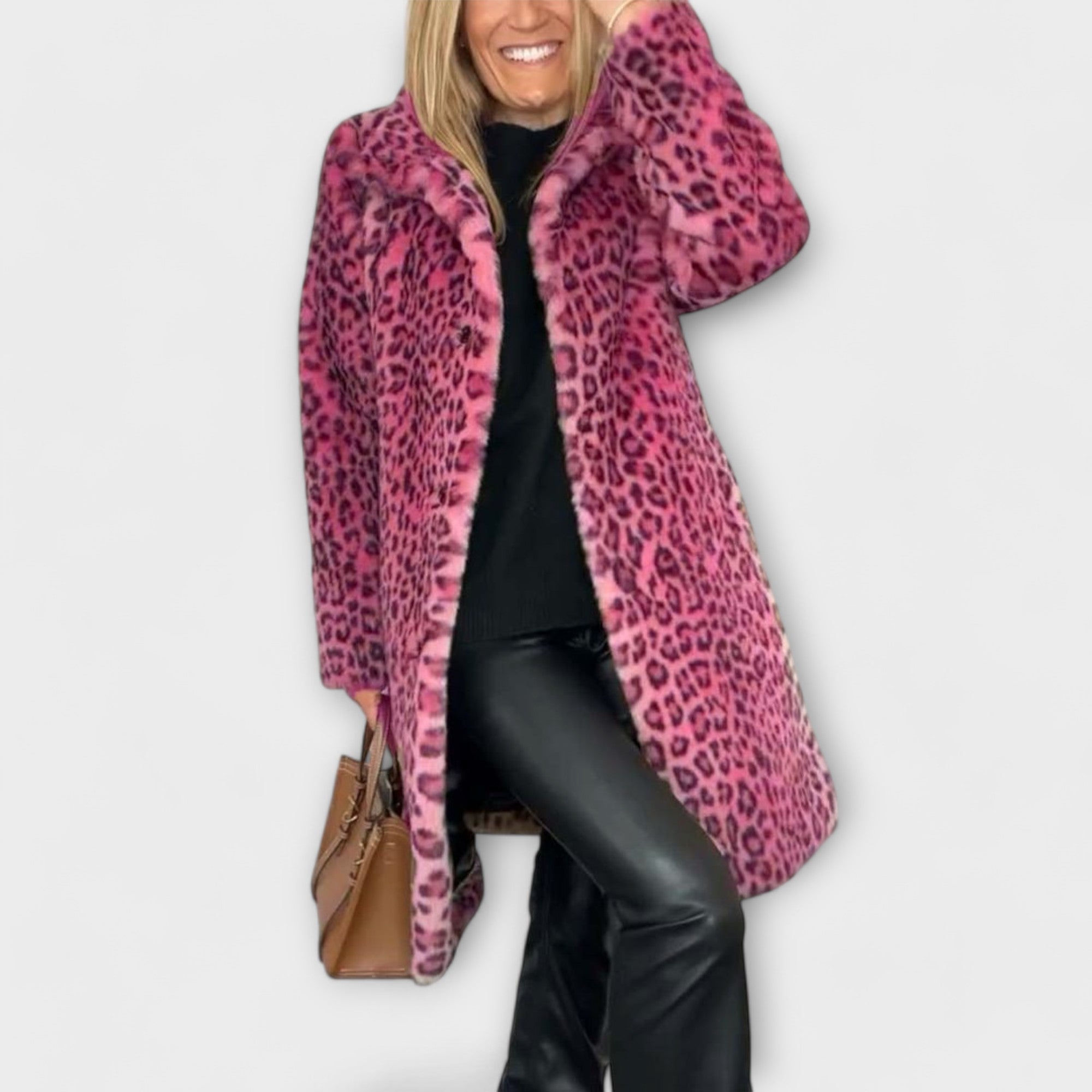 Jessica | Leopard Print Coat