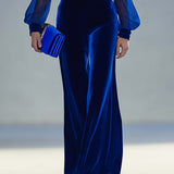 Gunta | Elegantiškas Aksominio Audinio Jumpsuit