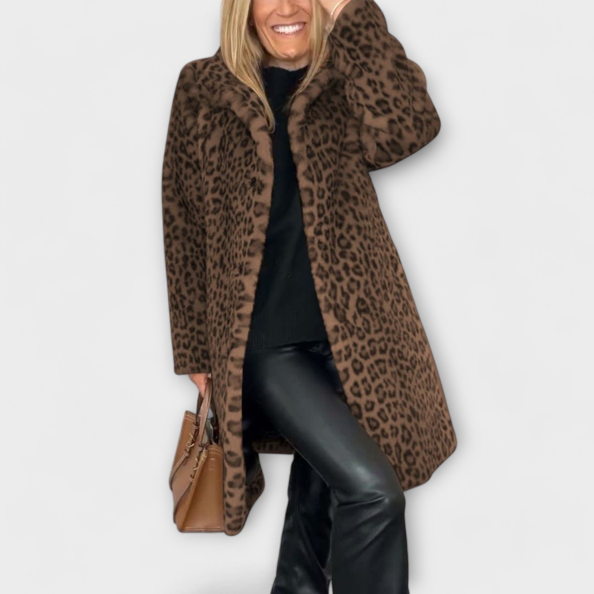 Jessica | Leopard Print Coat