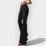 Irina | Aukštu liemeniu bootcut džinsai