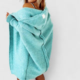 Moonika | Comfortable Knit Hoodie Cardigan