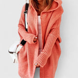 Moonika | Comfortable Knit Hoodie Cardigan