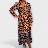 Emília | Leopardo raštuotas kasdienis suknelė