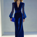Gunta | Elegantiškas Aksominio Audinio Jumpsuit