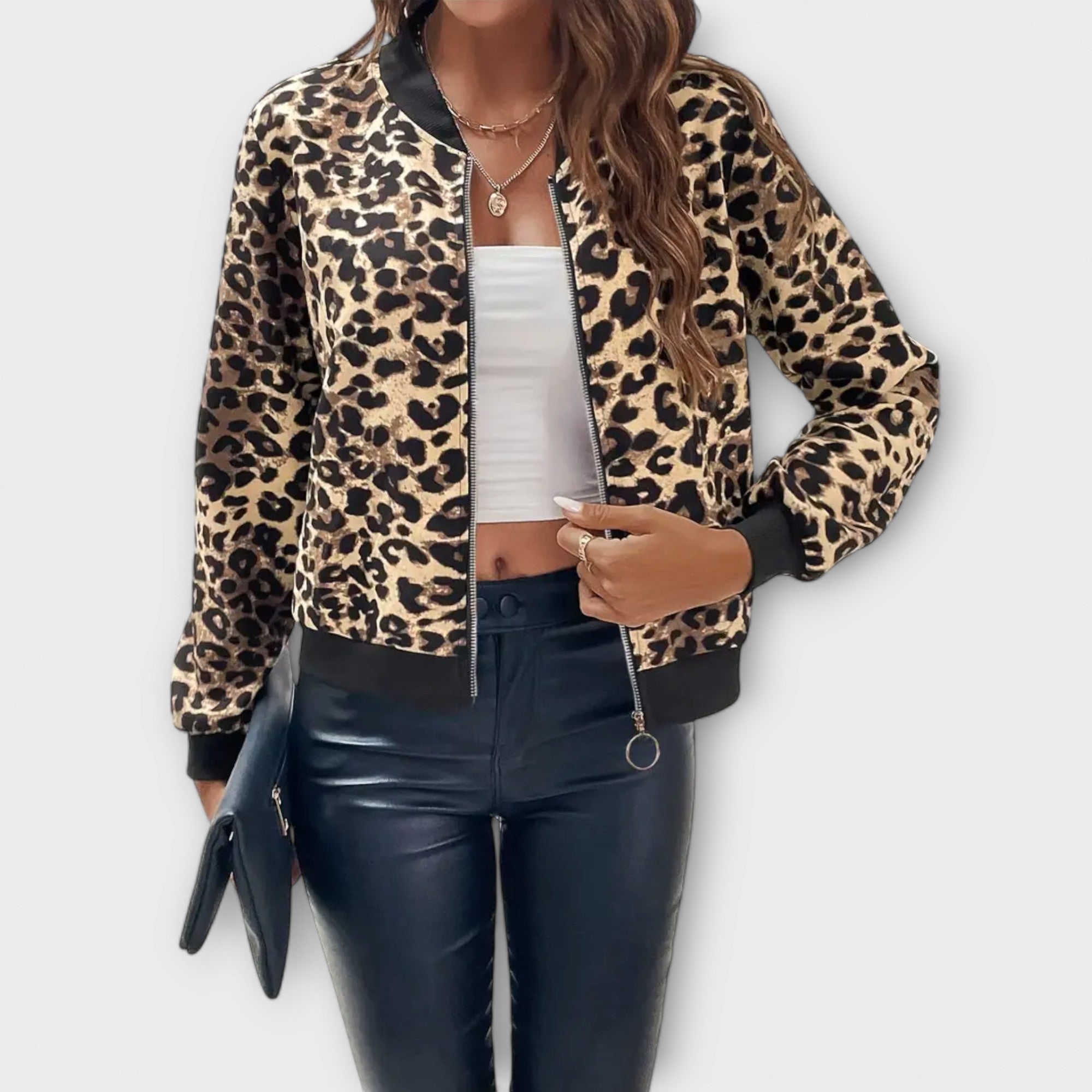 Raquel | Stilingas leopardų rašto švarkas