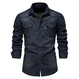 Rasmus | DENIM MARŠKINIAI SLIM